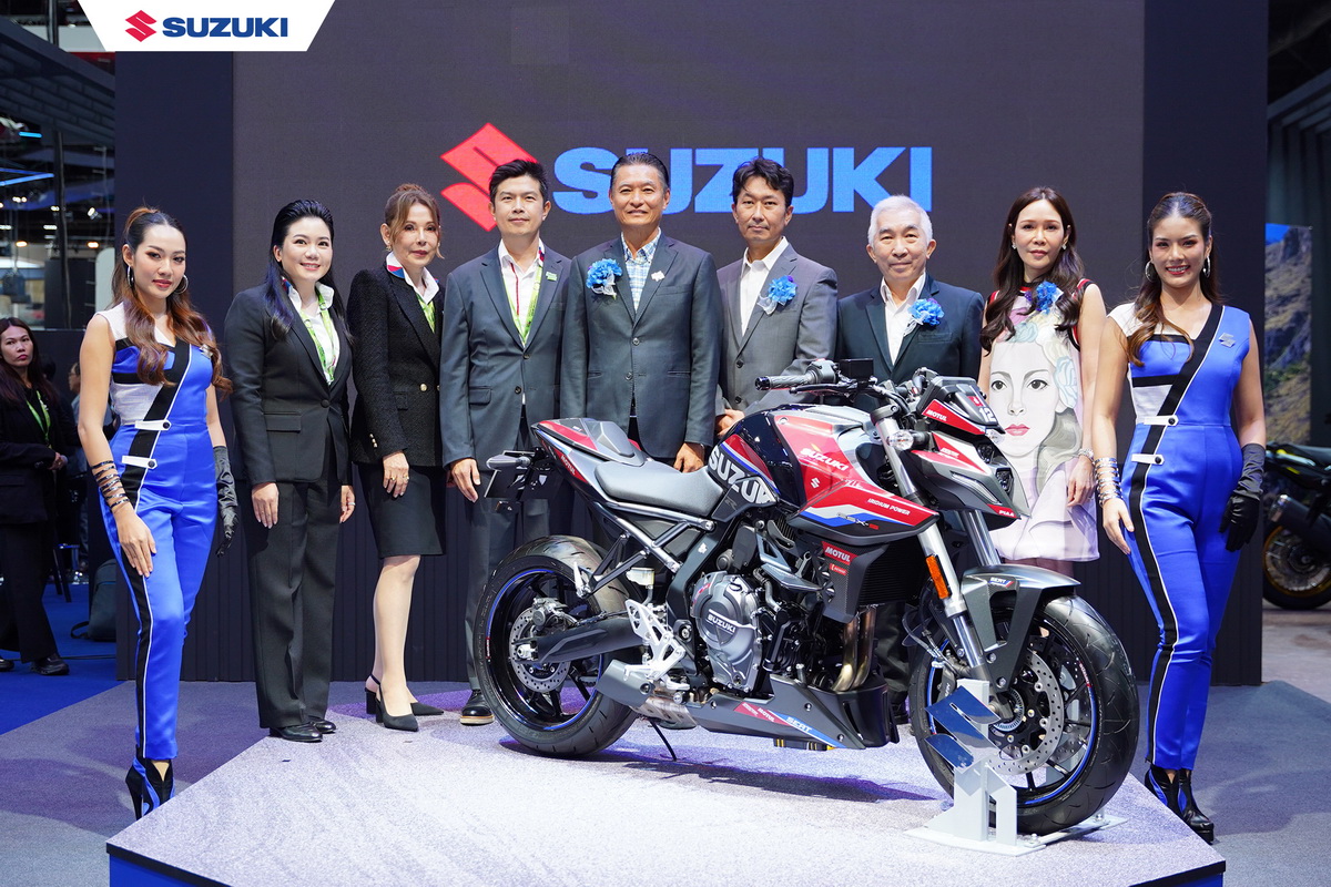 Suzuki ซูซูกิ จัดเต็มกับตำนานบทใหม่ตอกย้ำว่าเราคือตำนาน ที่งาน MOTOR EXPO 2024 ระหว่างวันที่ 29 พ.ย. – 10 ธ.ค. 2567 ณ อิมแพค ชาเลนเจอร์ 3 เมืองทองธานี